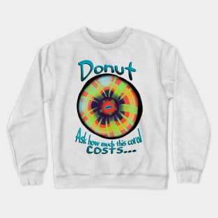 Punny Saltwater Scoly Coral Graphic Design Crewneck Sweatshirt